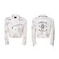 Smoke Damaged Cropped Rider Jacket gm16405