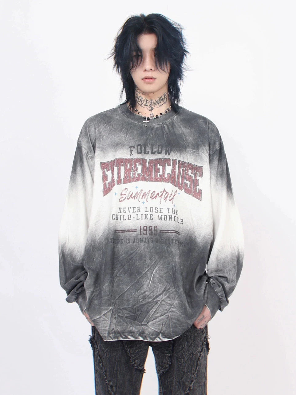 street long-sleeved T-shirt gm15658