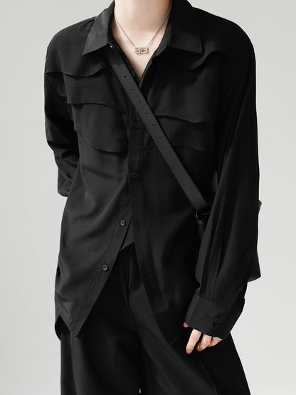 frill design korean shirt gm15118