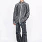 washed zipper sweater gm16245
