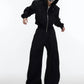 shiny loose sweat pants gm16294