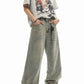 Rhinestone Wide Leg Denim gm16622