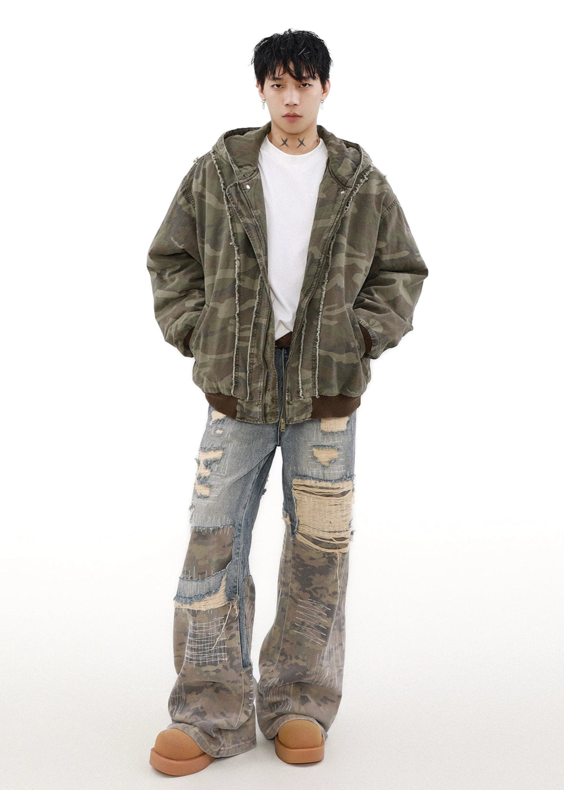 old camouflage flight jacket gm16357