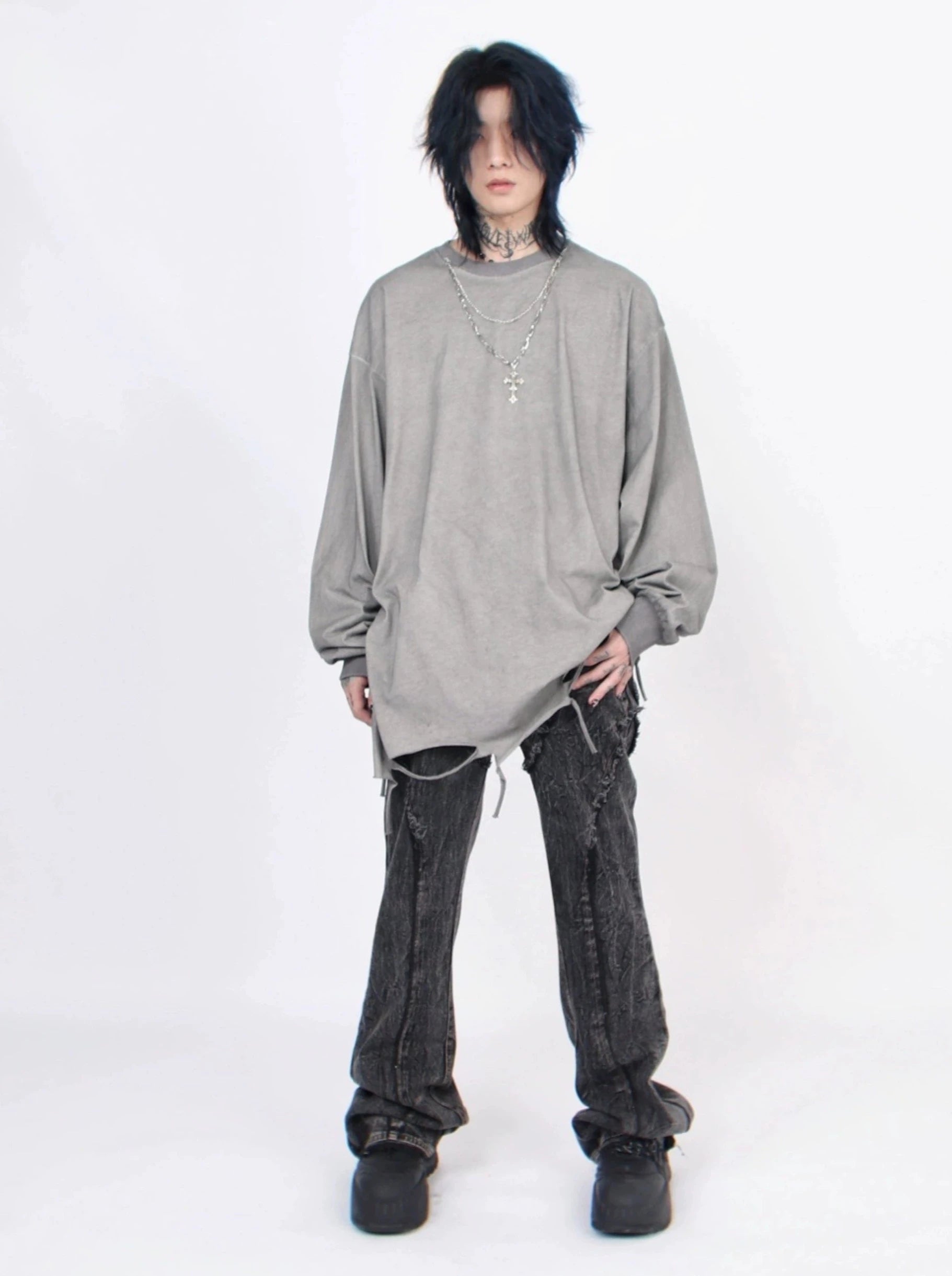 autumn trend versatile loose T-shirt gm15324