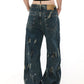 street washed tie-dye denim gm16071