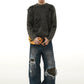 hole knit sweater gm16360