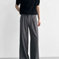 High-Waisted Pleated Wide Leg Trousers Pants gm16626