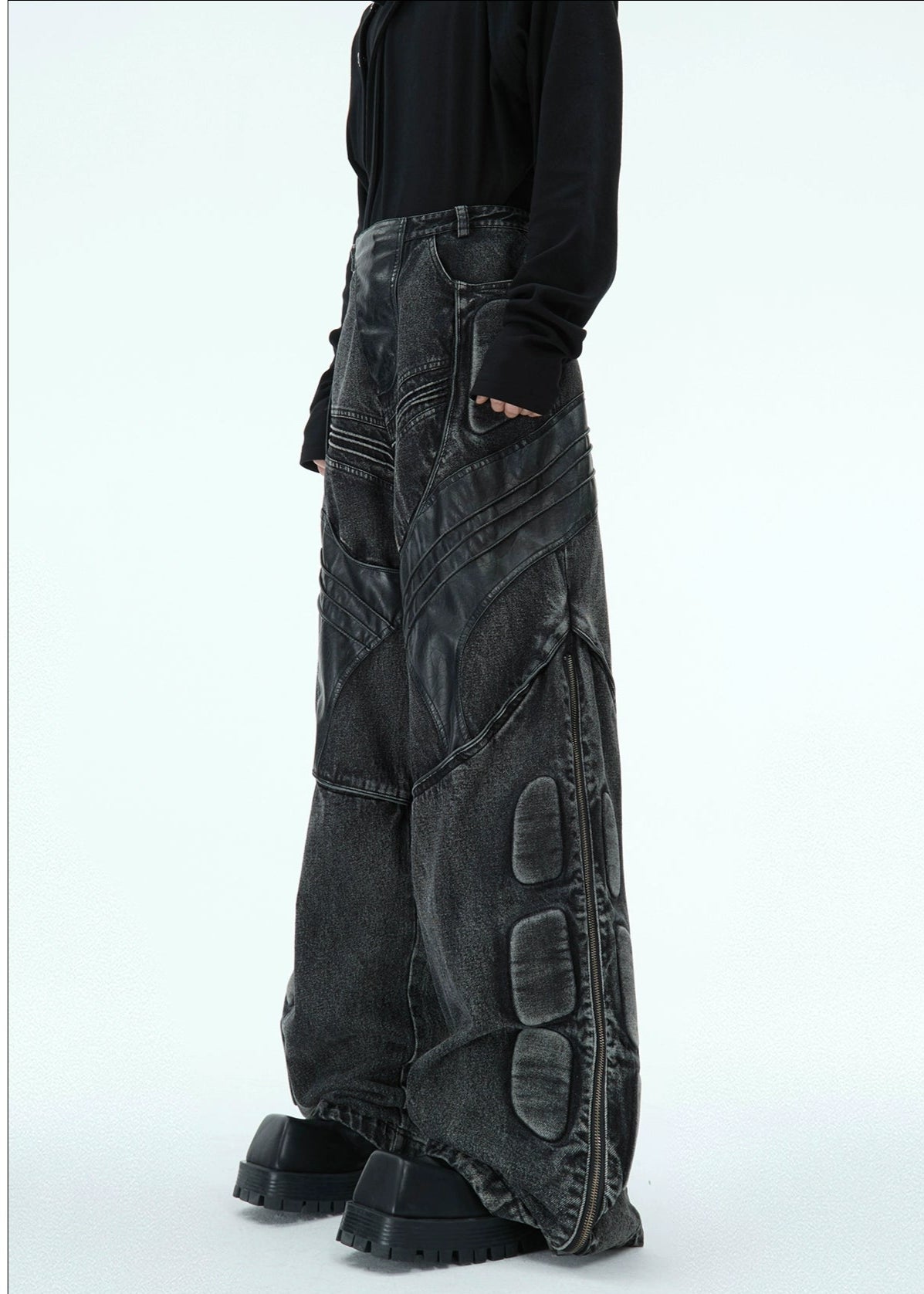 Washed Black Armor denim gm16380