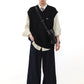 V-neck vest knit gm16073