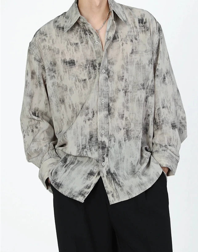 elegant long-sleeved  shirt gm15446