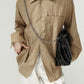button neck stripe shirt gm15794