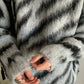 zebra printed sweater gm15582