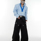 cuff design shoulder pad shirt gm15364