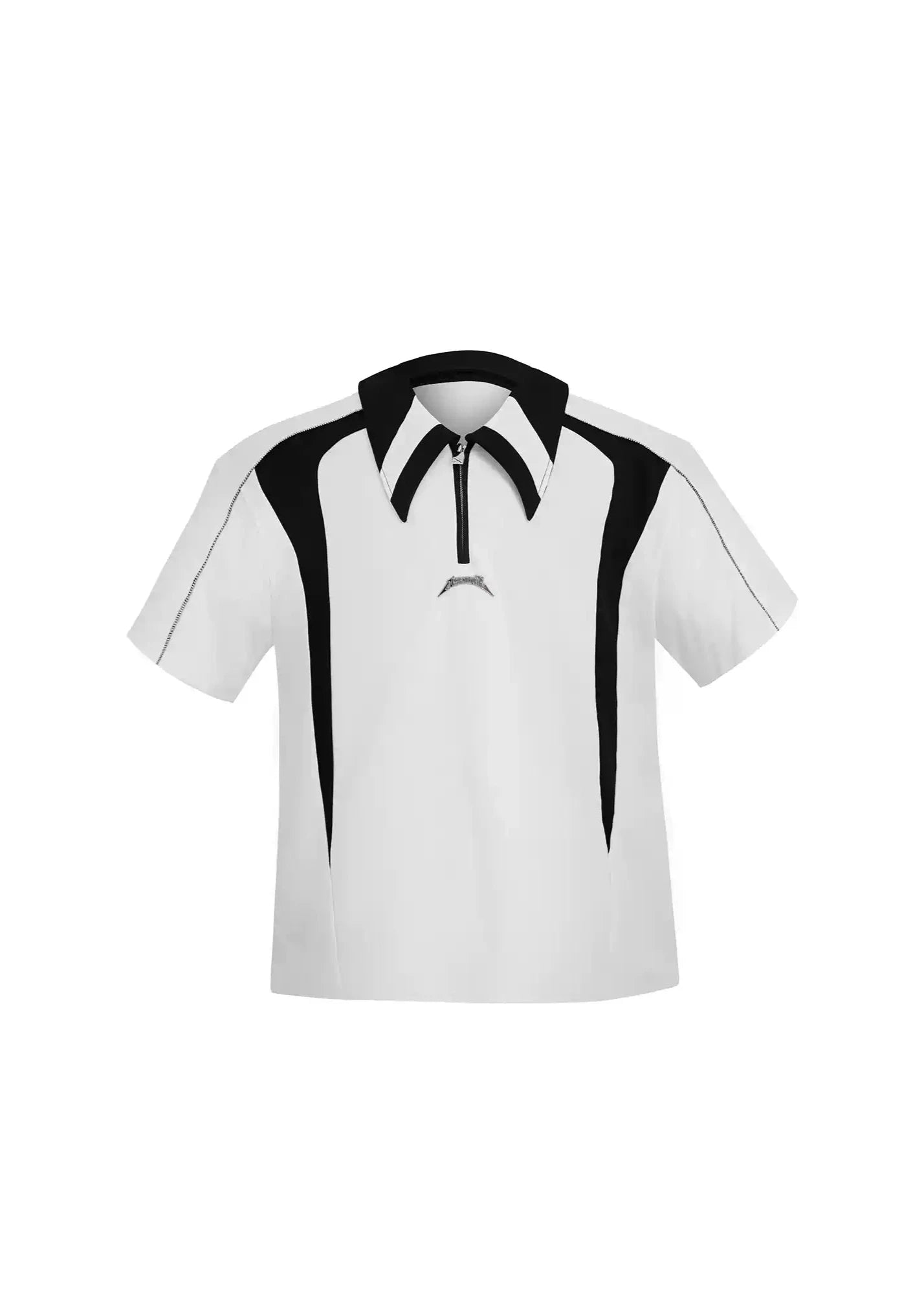 color shoulder pad short-sleeved POLO shirt gm15305