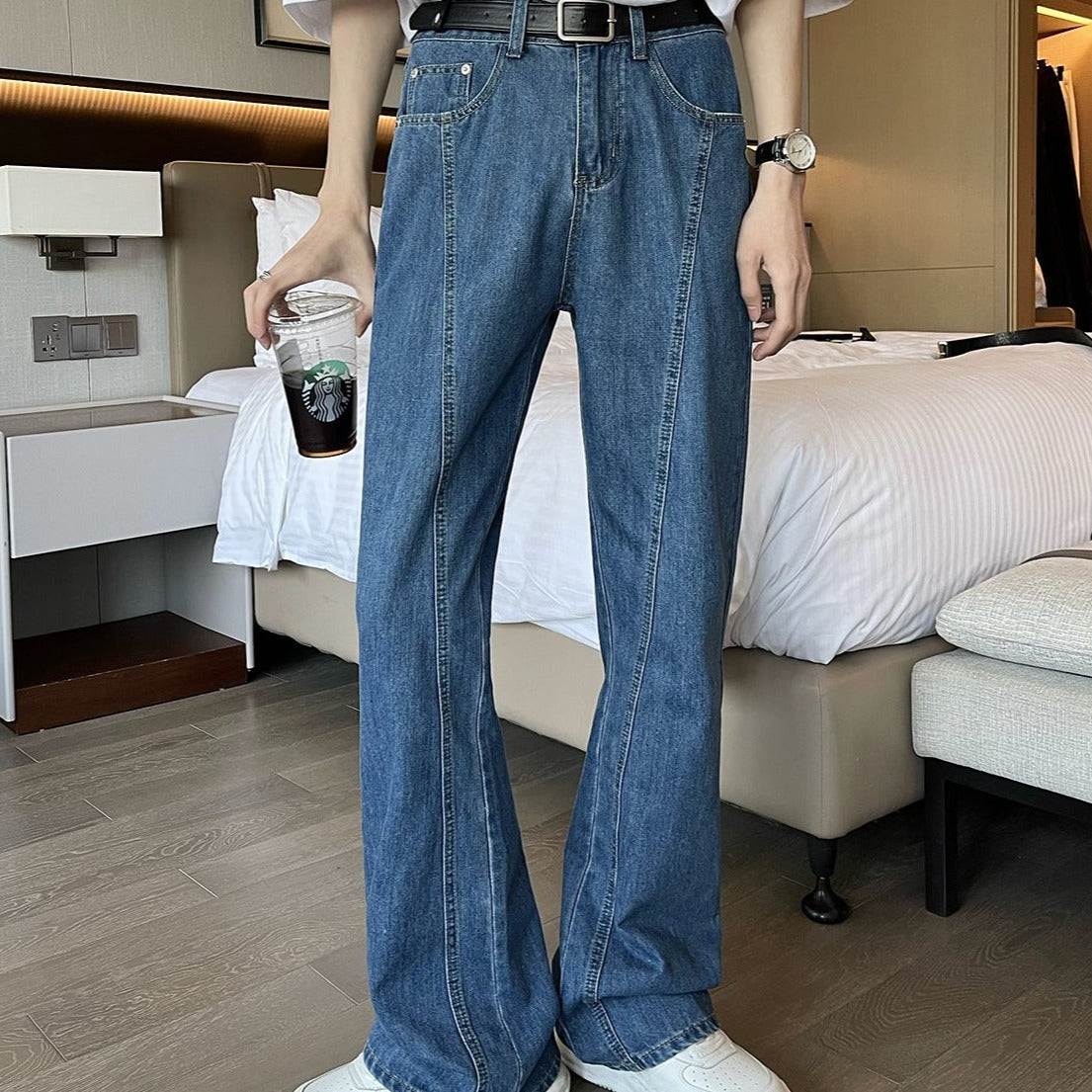 stylish line flare denim gm5251