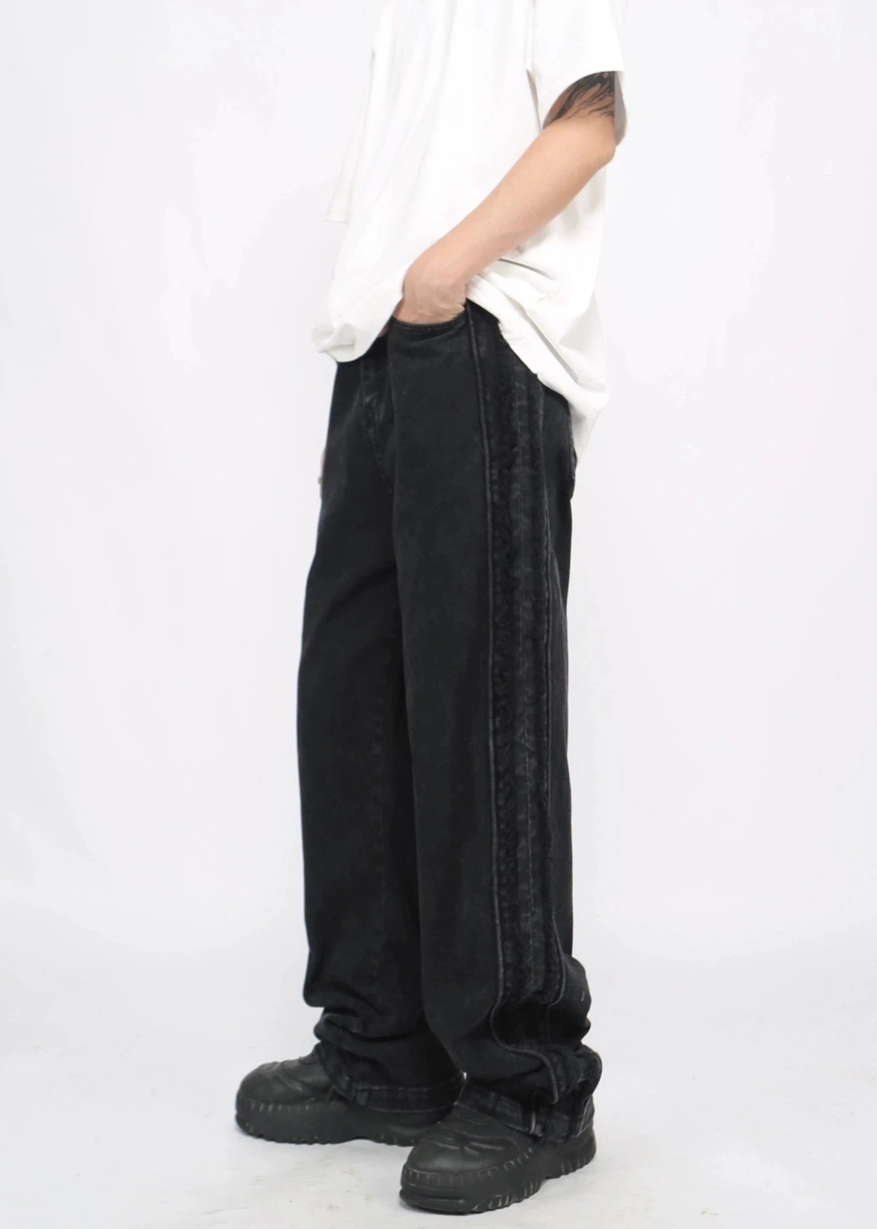 side far denim pants gm15846