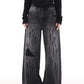 retro washed line denim pants gm16149