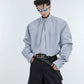 pleated long-sleeved shirt gm15348