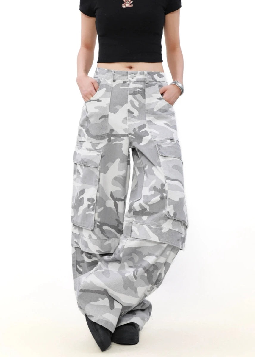 gray camouflage pants gm16024