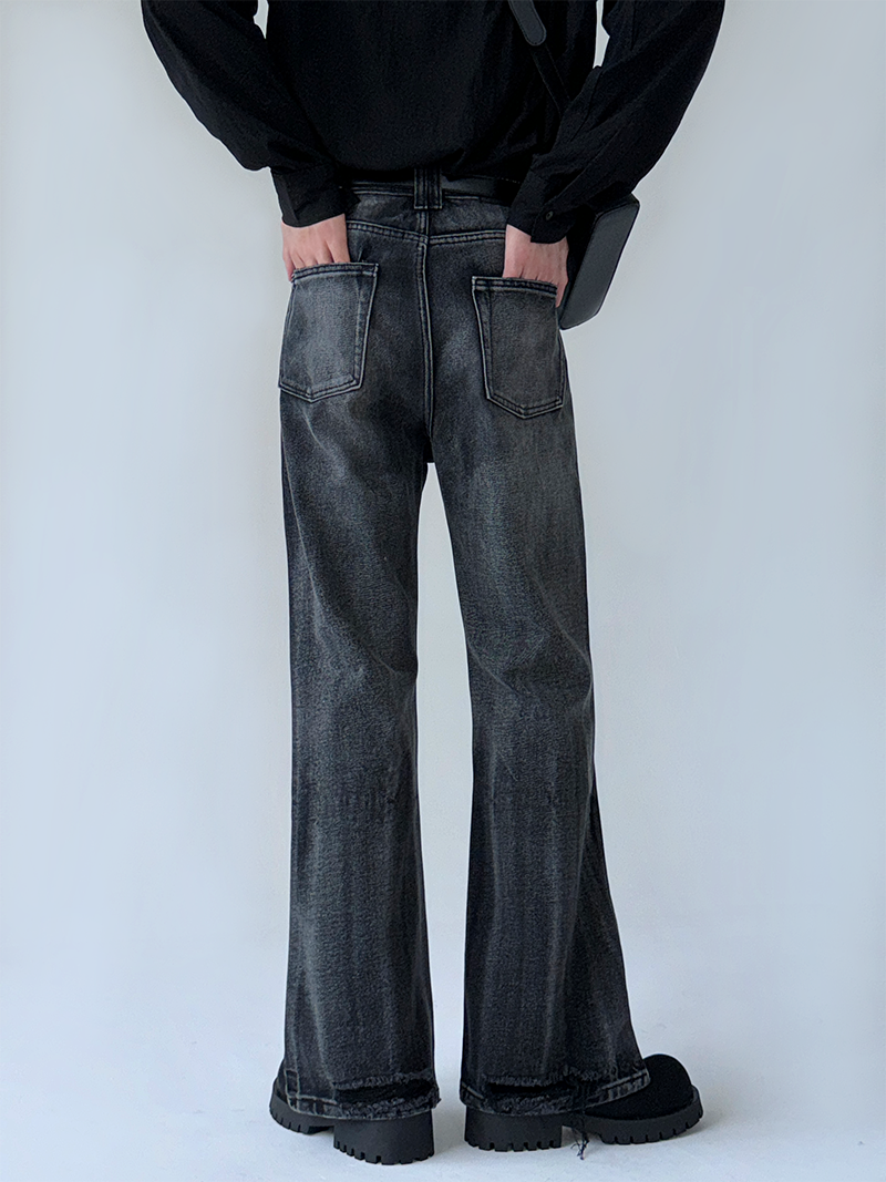 little thinner flared denim gm15482