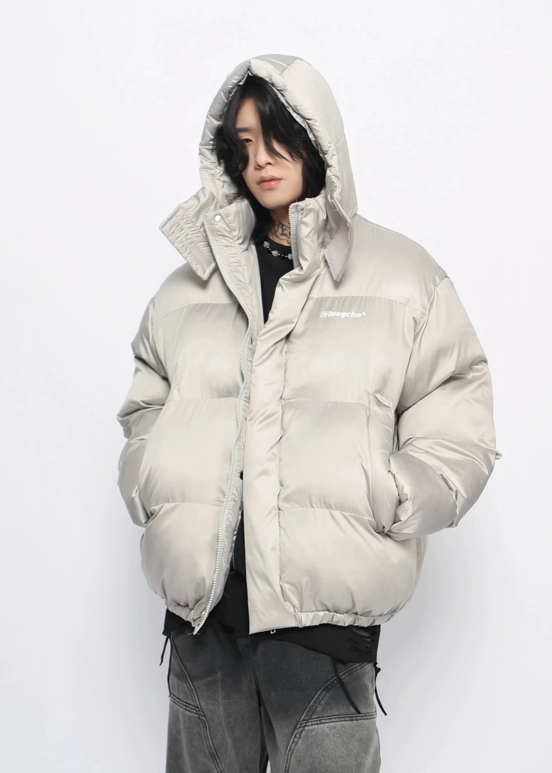 neck warm down jacket gm16341