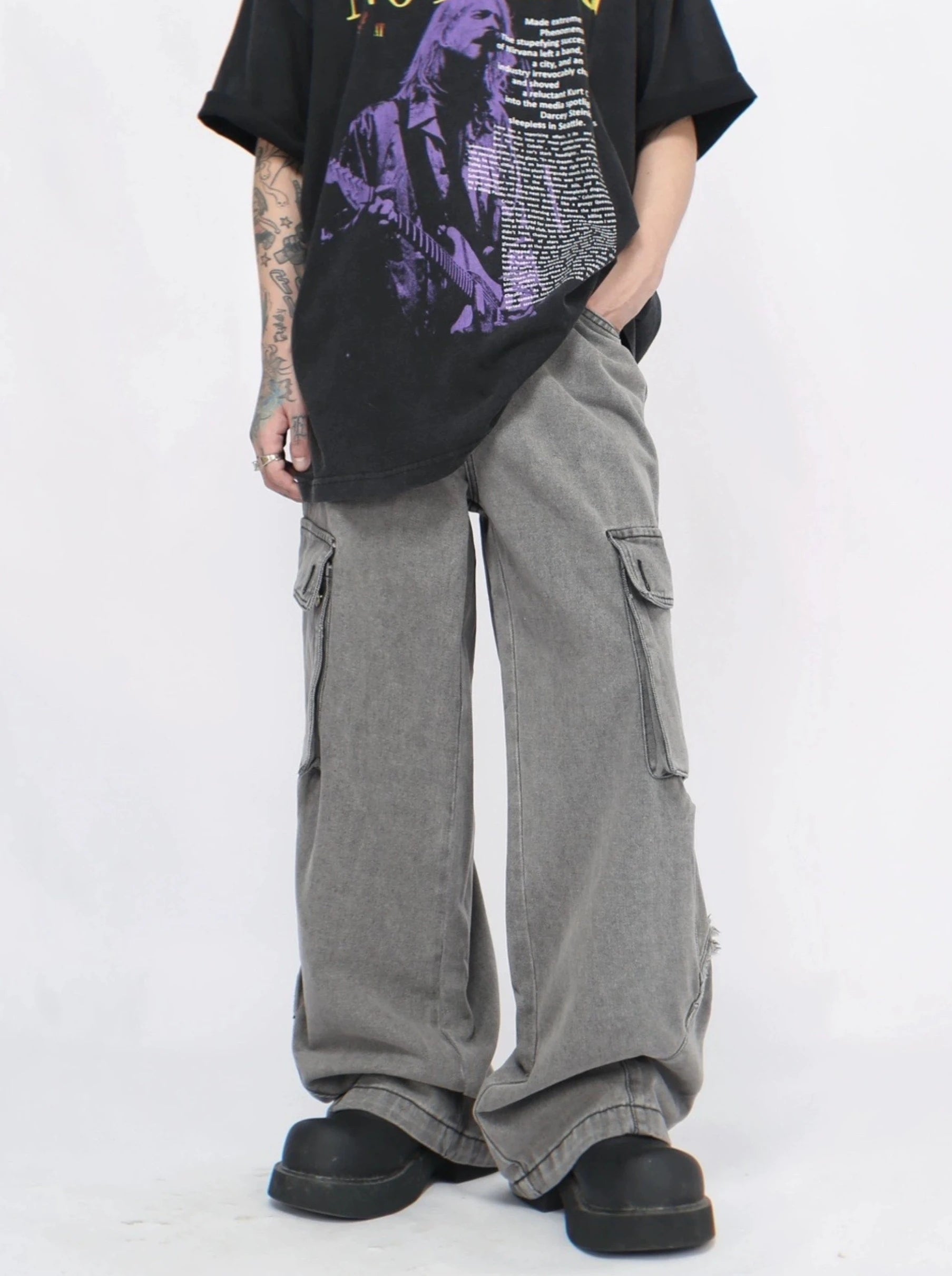 loose big pocket street pants gm15336