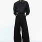 deconstructed pleated design silhouette shirt gm15303