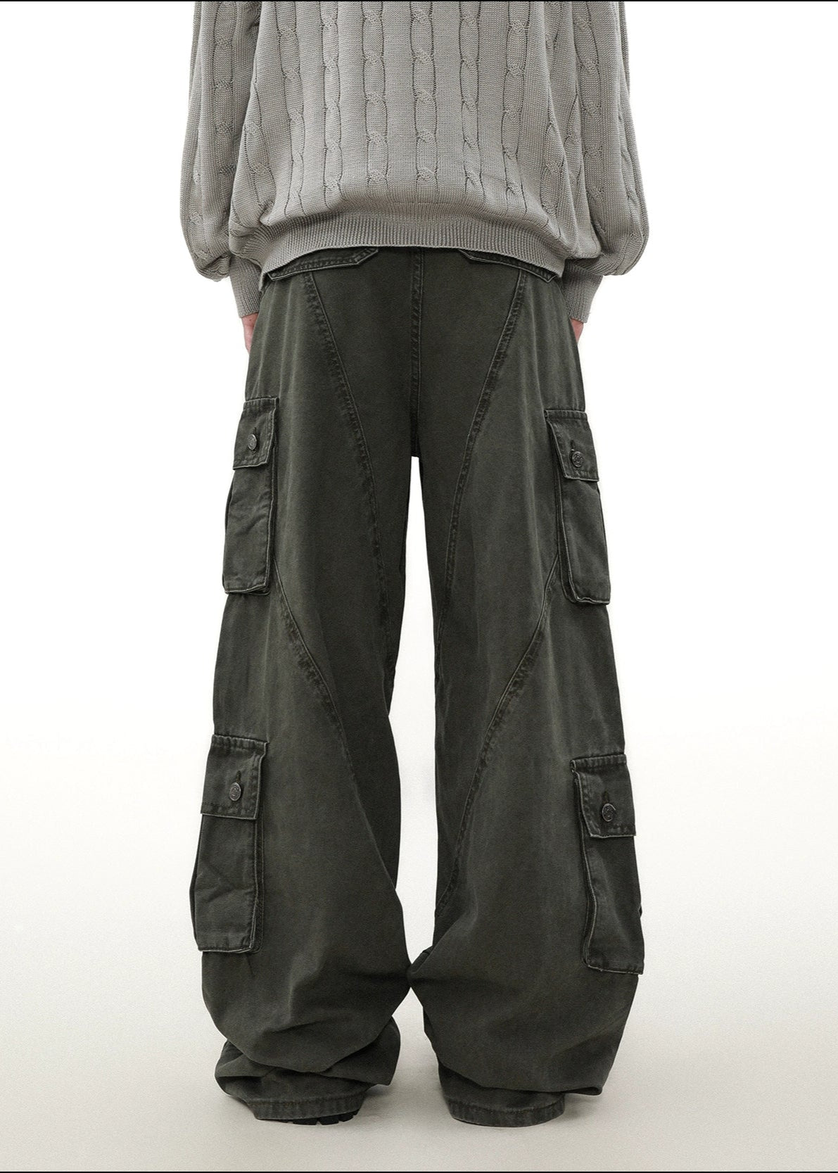 simple straight cargo pants gm16363