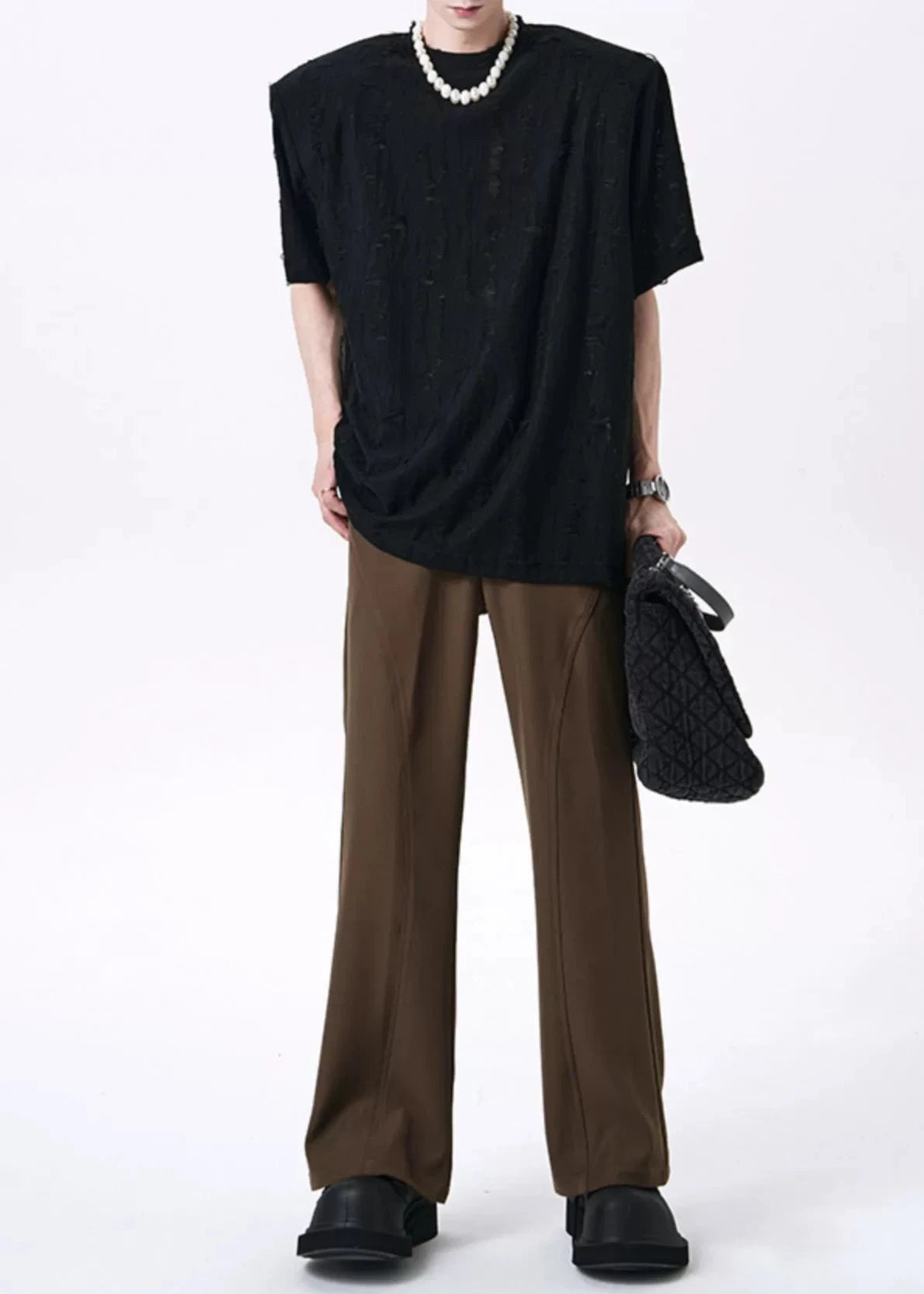 trendy versatile slim trousers gm15429