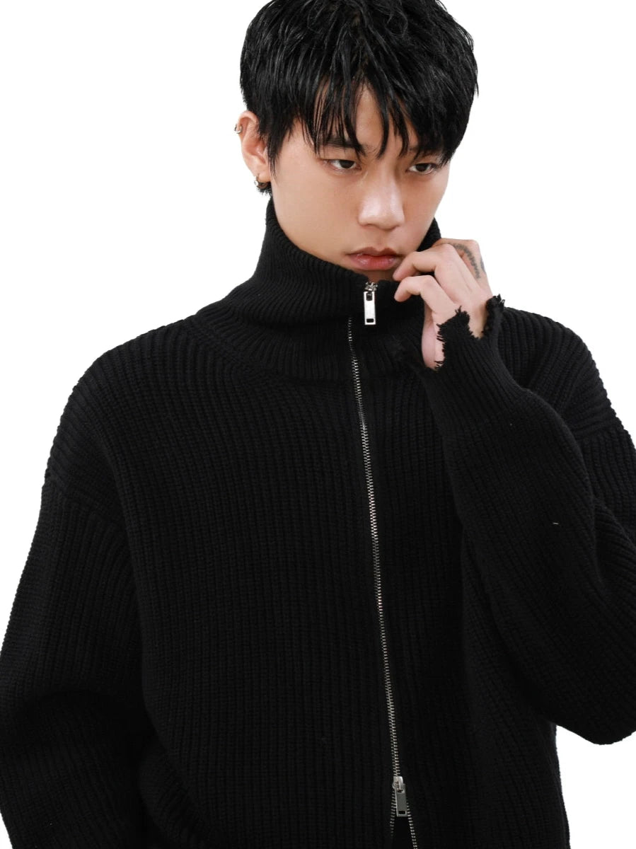 simple black zip sweat shirt gm15810