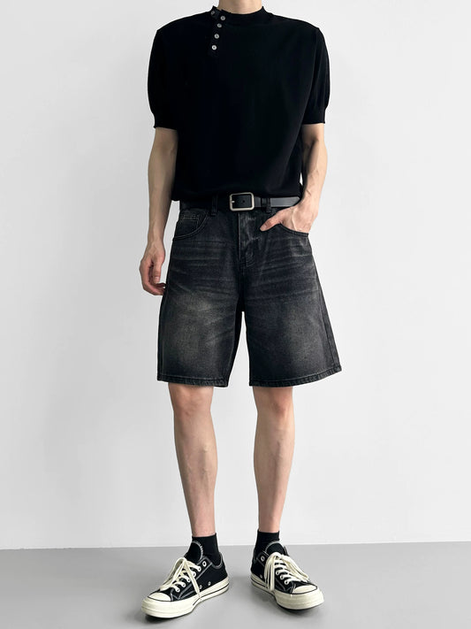 Retro Washed Short Denim gm16631