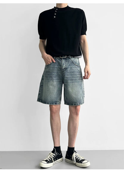 Retro Washed Half Denim gm16630