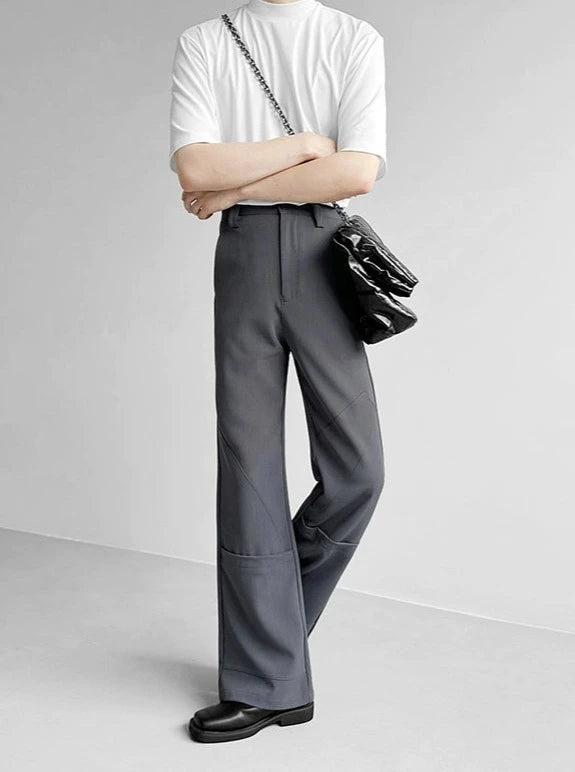 drape pleated casual suit trousers gm15388