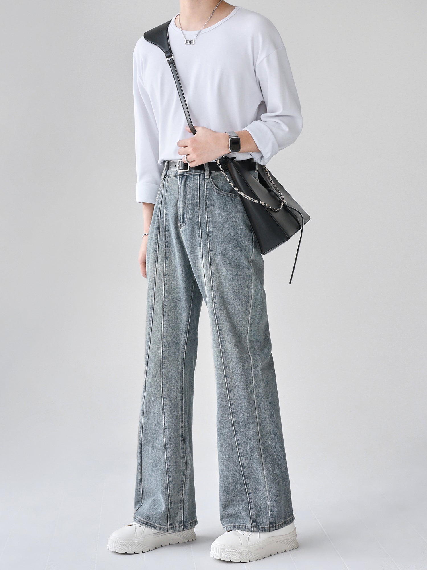 two line straight denim gm15768