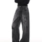 retro washed line denim pants gm16149