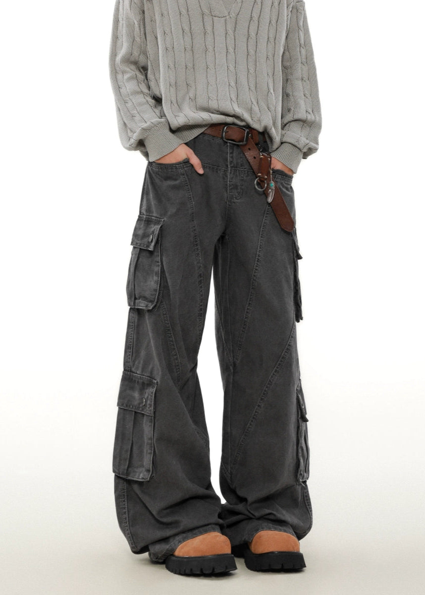 simple straight cargo pants gm16363