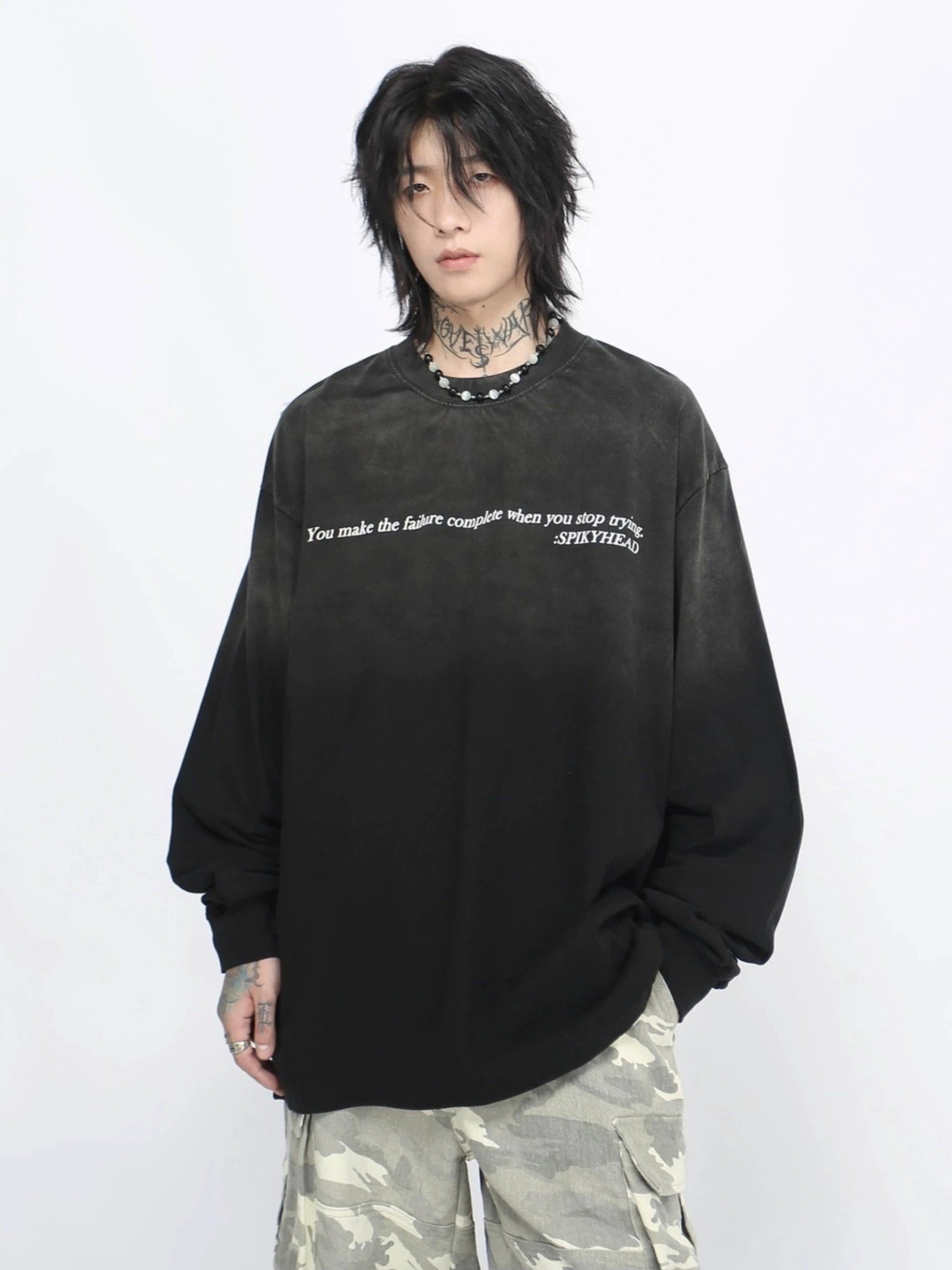 washed long-sleeve shirt gm15838