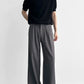 High-Waisted Pleated Wide Leg Trousers Pants gm16626