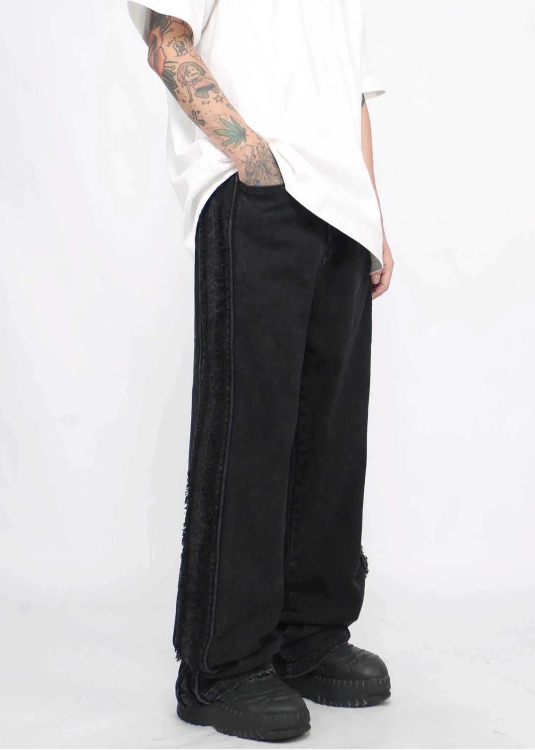 side far denim pants gm15846