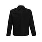 deconstructed pleated design silhouette shirt gm15303