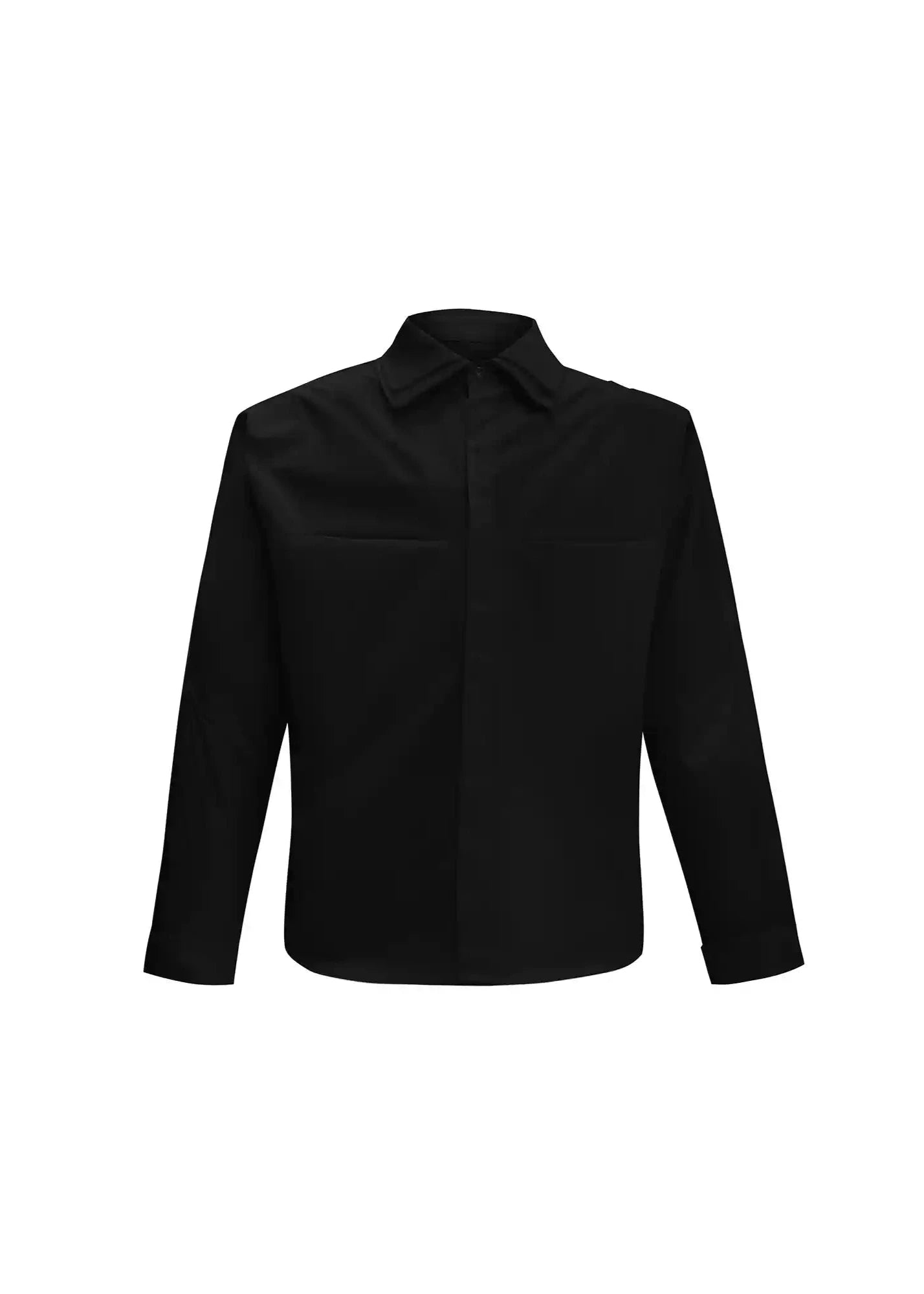 deconstructed pleated design silhouette shirt gm15303