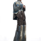 leather and denim jacket gm15905