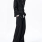 Eyelet Hardware Peaked Lapel Pants gm16403
