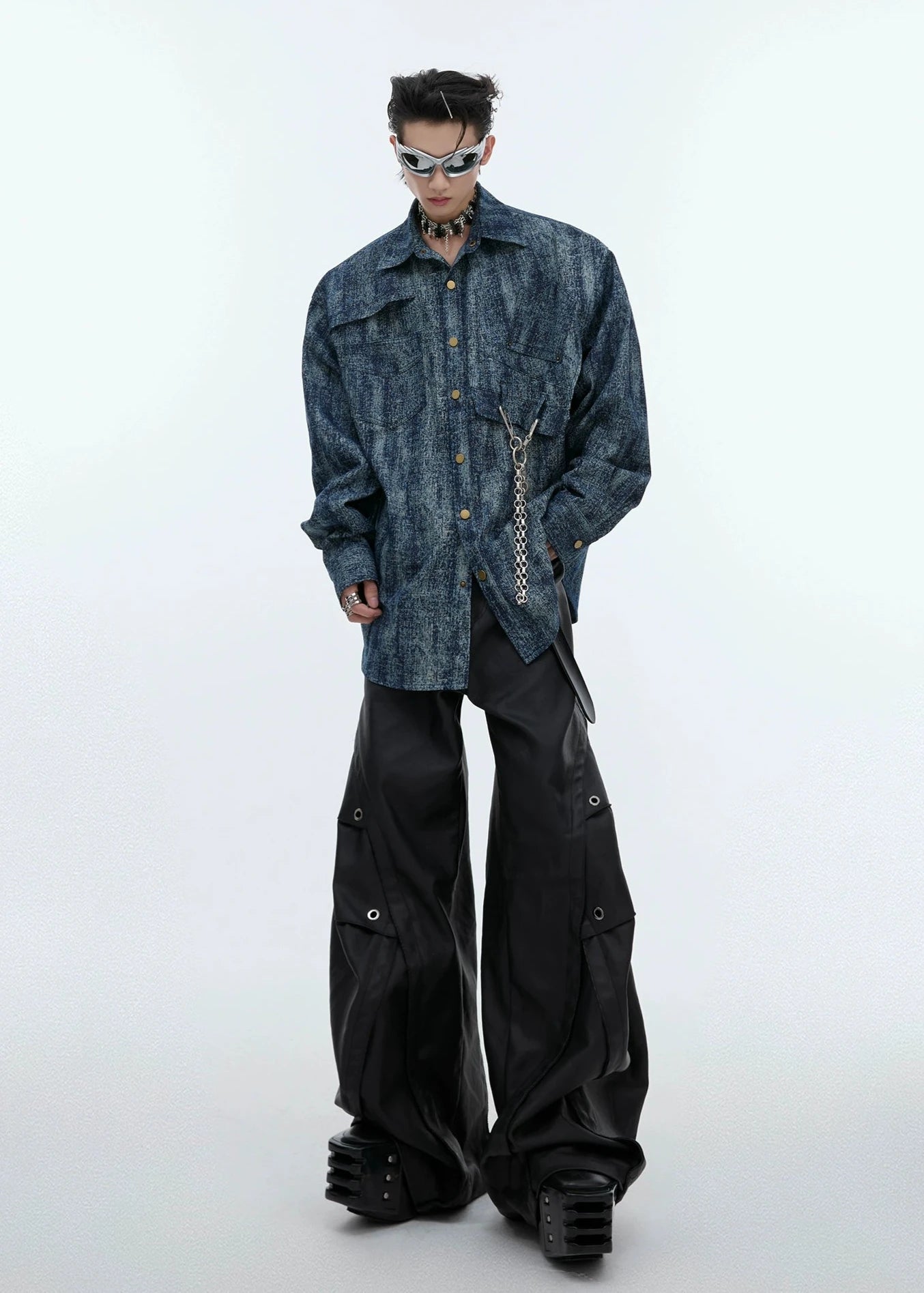 old washed blue shirt gm16110