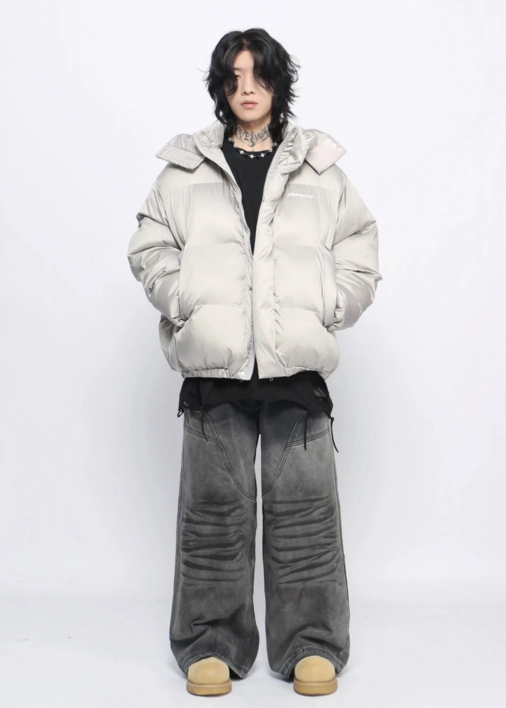 neck warm down jacket gm16341