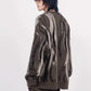 contrast color round neck sweater gm15335