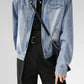 washed old gradient denim jacket gm15399