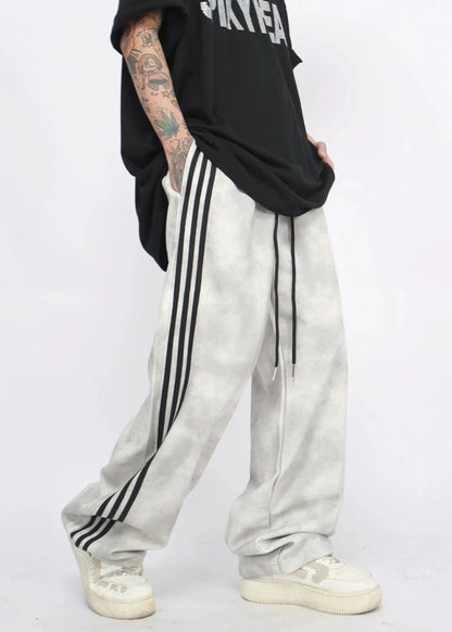 washed three line pants gm16244