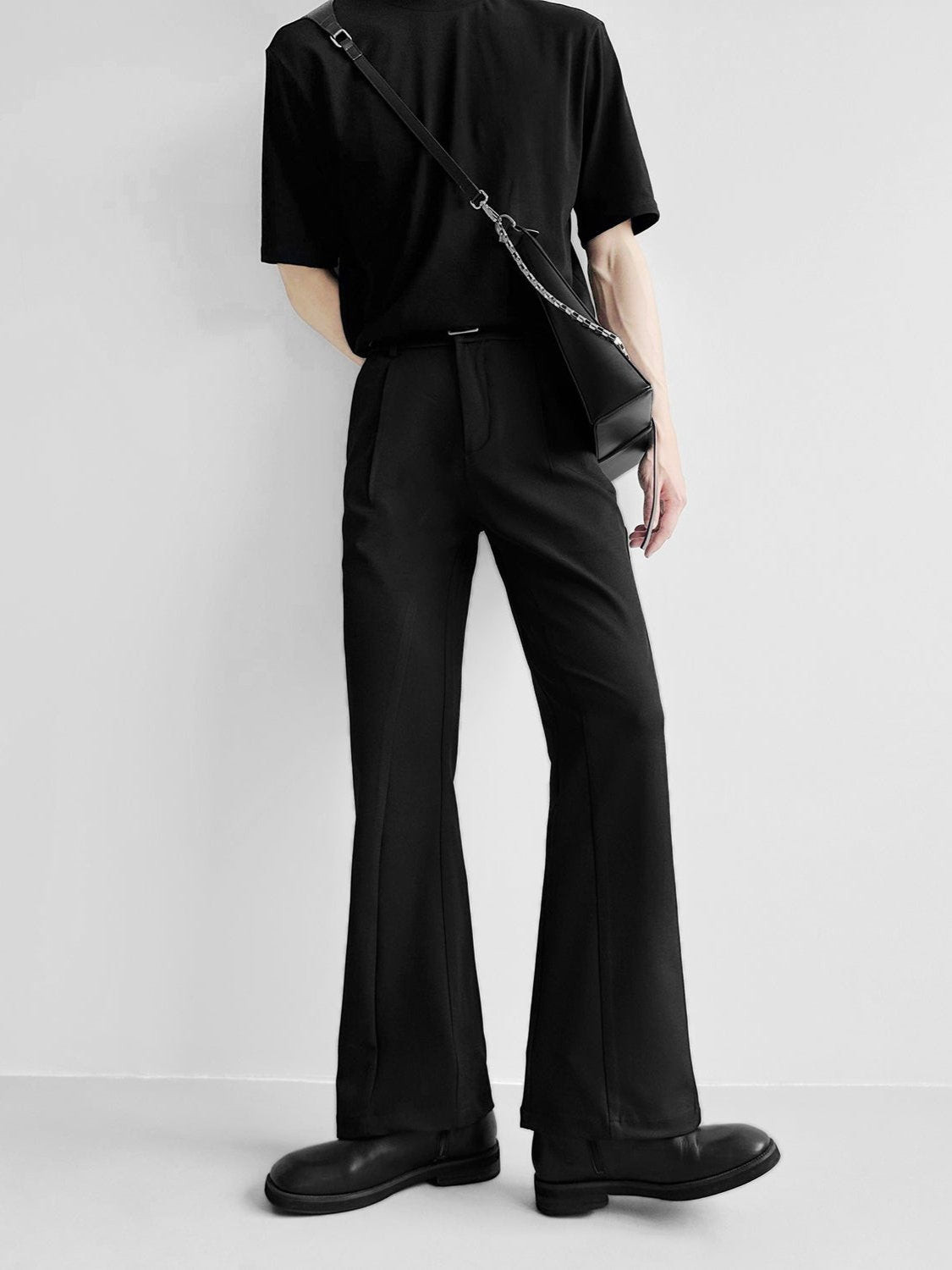 slim-fitting flare trousers gm15389