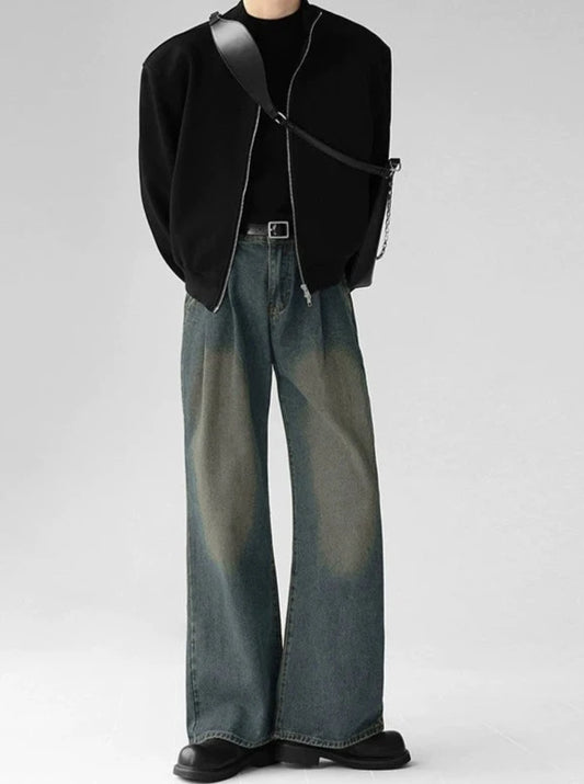 straight-leg floor-length mopping pants gm15381